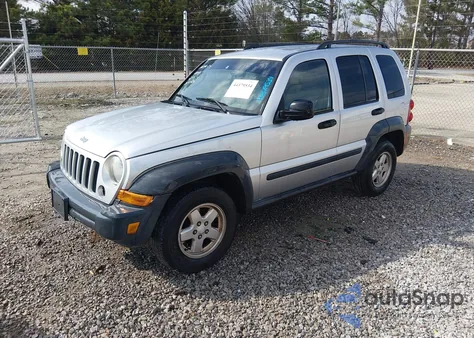 2006 Jeep Liberty Sport z USA, uszkodzony, nr VIN 1J4GK48K06W206120